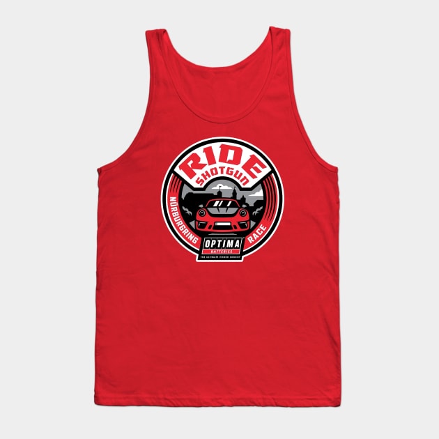 Ride Shotguna - Nurburgring Race Tank Top by Ride Shotguna